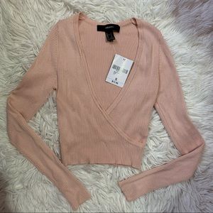 Long sleeve crop top